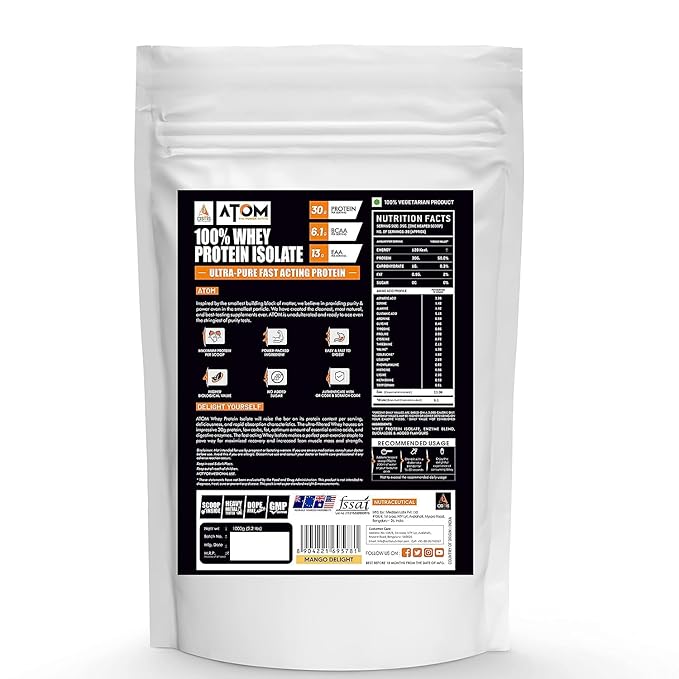 AS-IT-IS ATOM Whey Protein Isolate 1kg