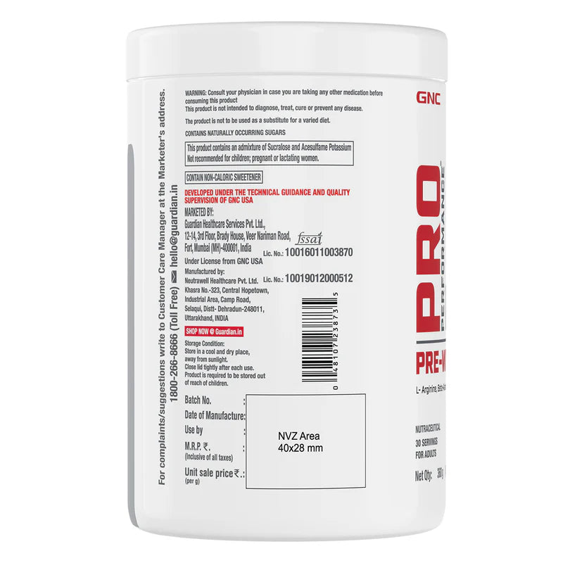 GNC Pro Performance Pre-Workout Improves Energy, Endurance & Focus for Intense Workouts | Informed Choice Certified 227 Verified Reviews