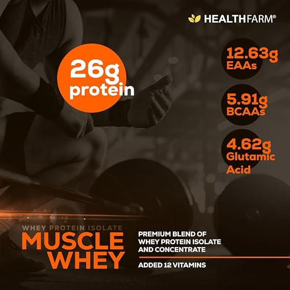 Healthfarm Muscle Whey Protein 2KG