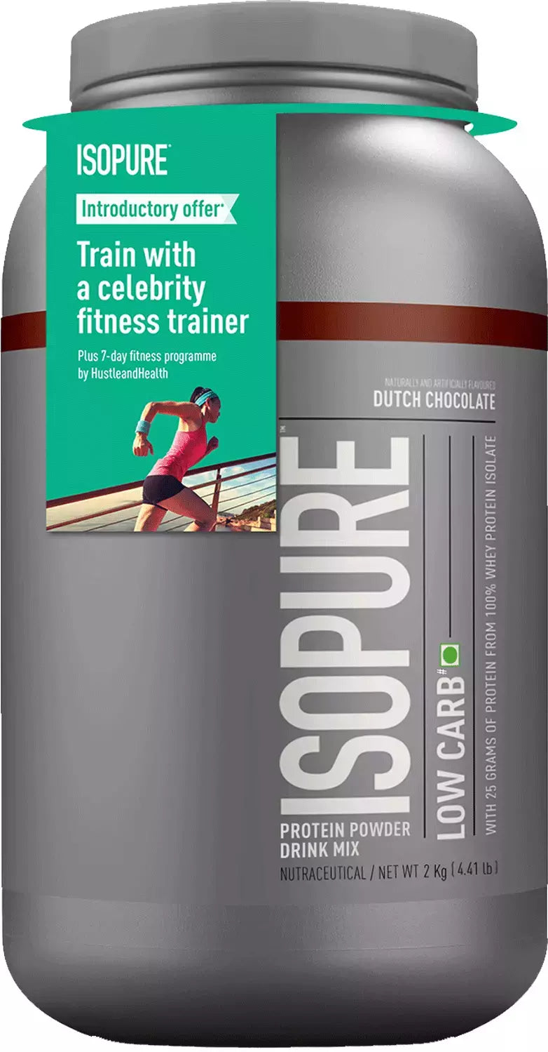 Isopure Low Carb Whey Protein Isolate Powder 4.41 Lbs 2 Kg (Dutch Chocolate)