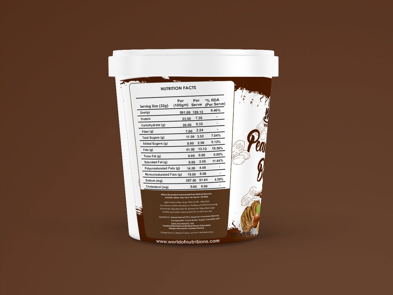 WON Biotech Peanut Butter 1kg