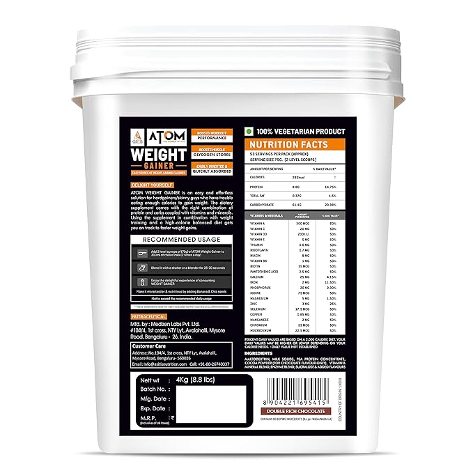 ATOM Mass Gainer 4kg