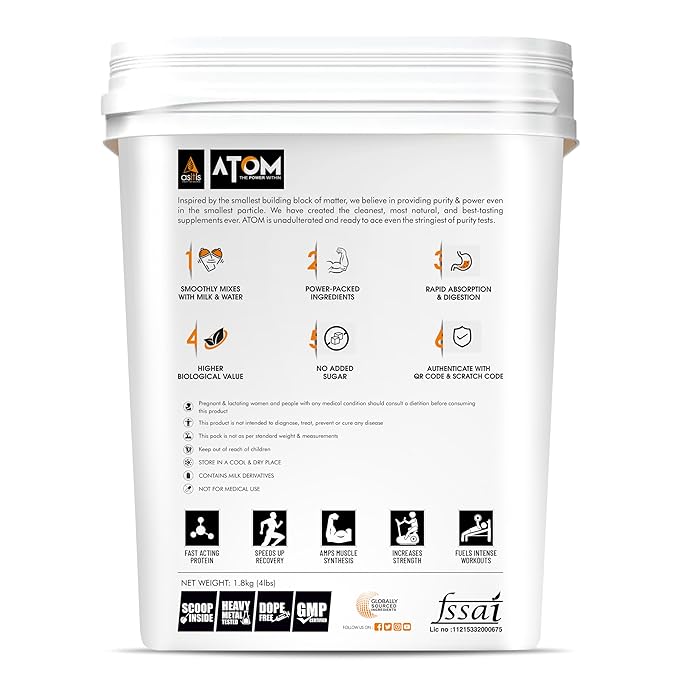 ATOM Whey Protein 1.8kg