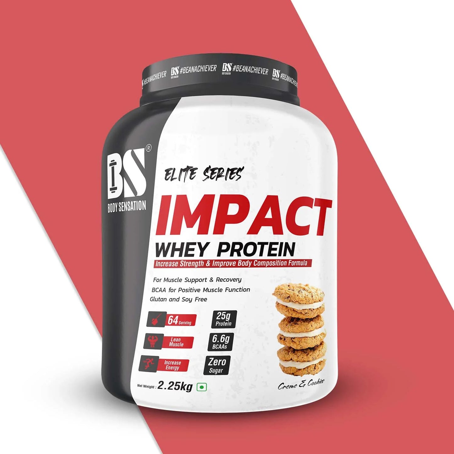 BS Elite Impact whey protein 2.25KG