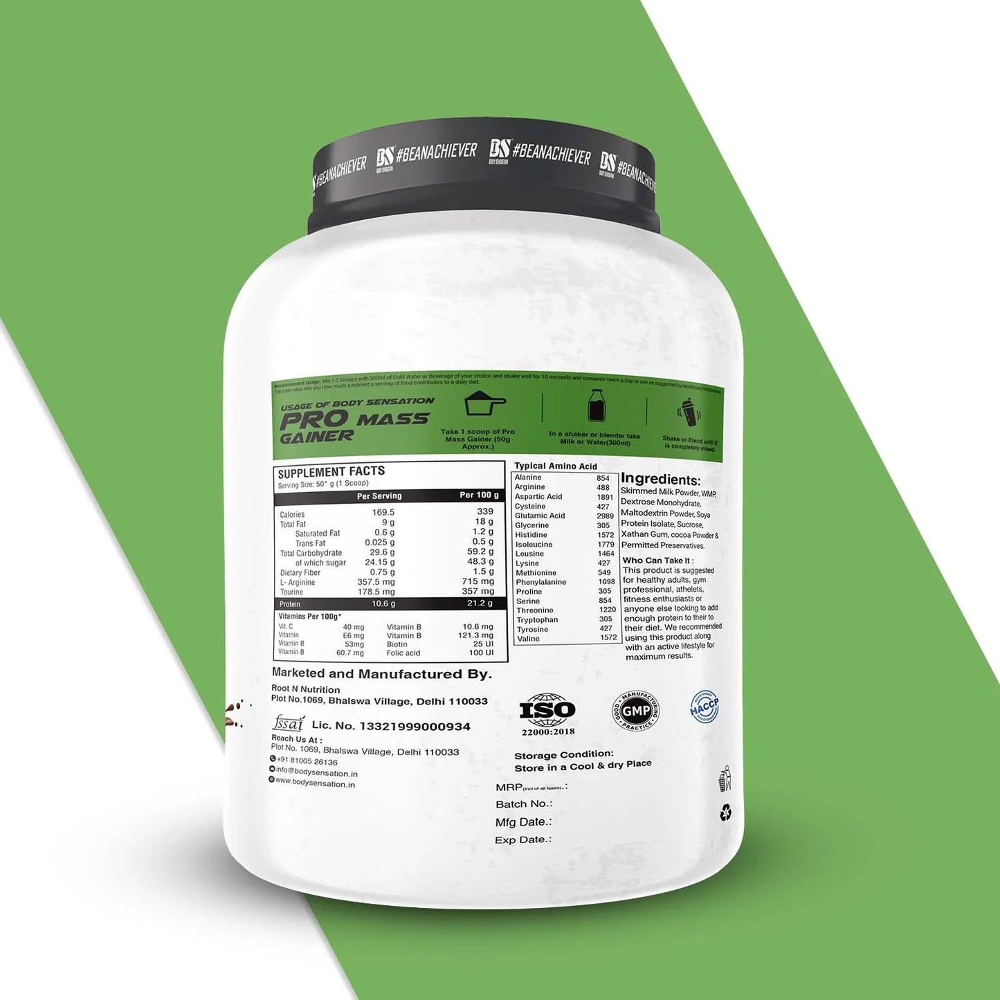 BS Elite Pro Mass Gainer 3KG