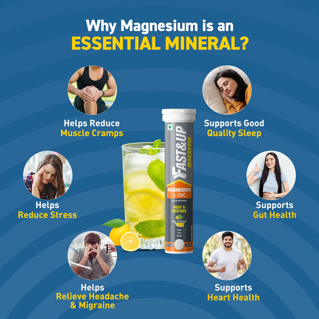 Fast&Up Magnesio Magnesium & Zinc