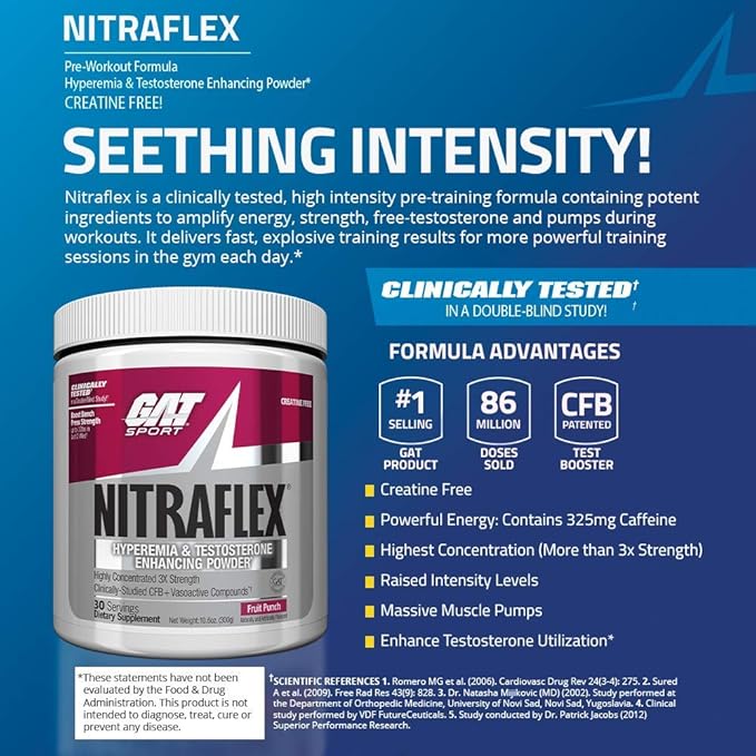 GAT Sports NITRAFLEX ADVANCED Pre-Workout