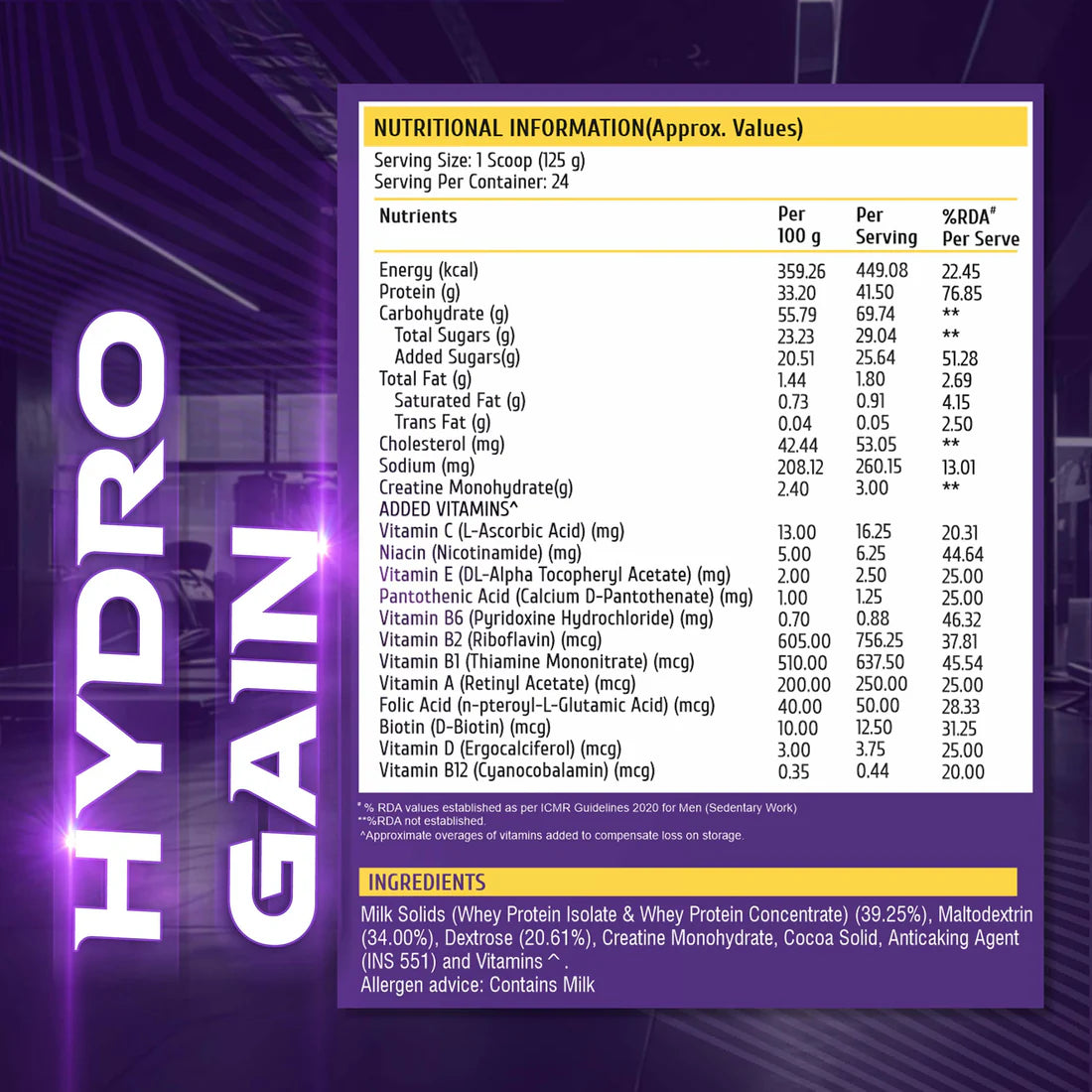HealthFarm HYDRO GAIN 3kg