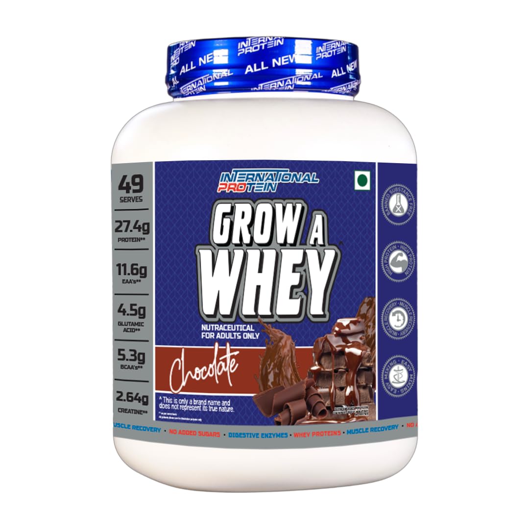 INTERNATIONAL PROTEIN GROW WHEY 2.27 KG