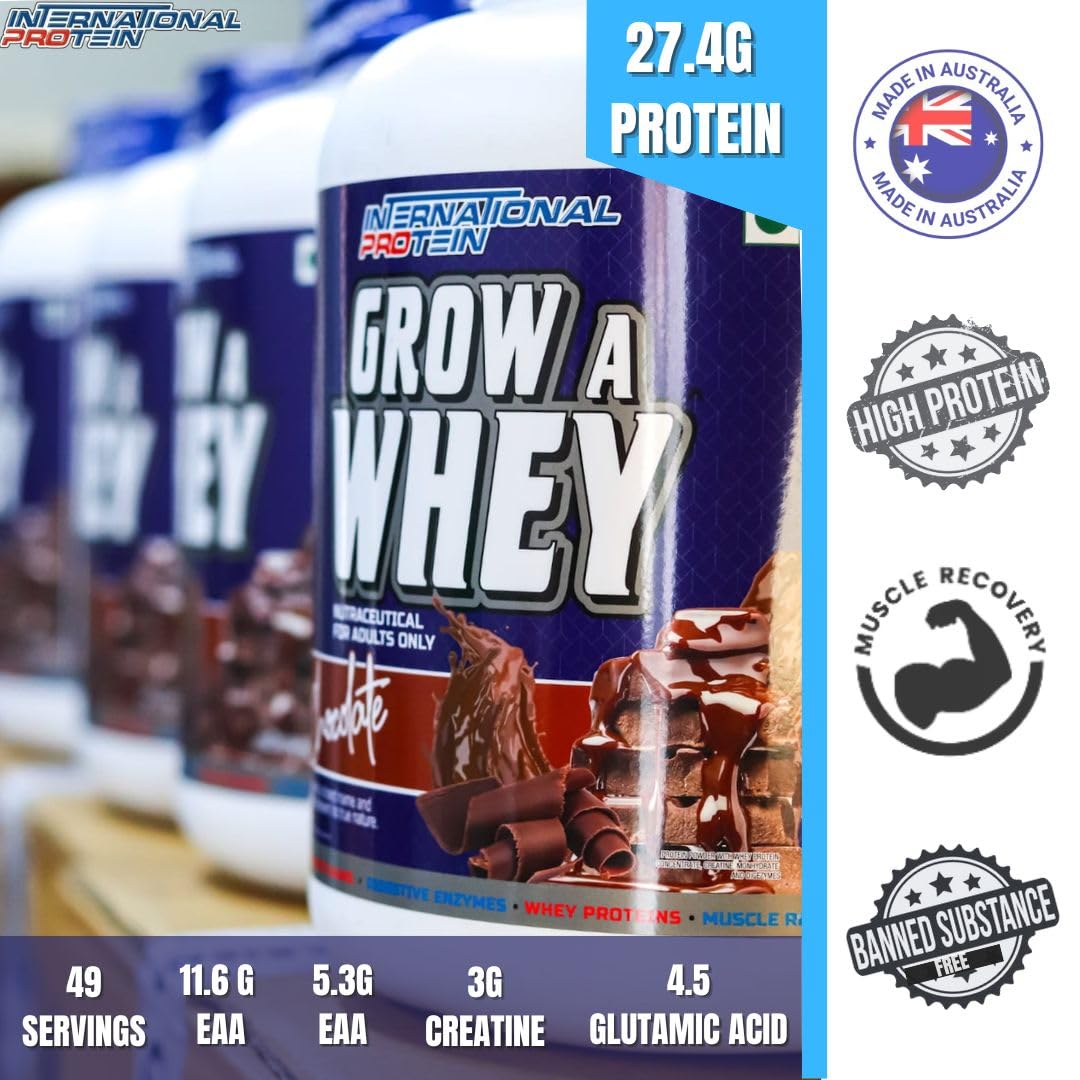 INTERNATIONAL PROTEIN GROW WHEY 2.27 KG