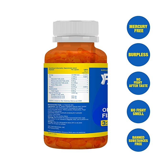 Fast&Up Omega 3 Fish Oil (60 cap )