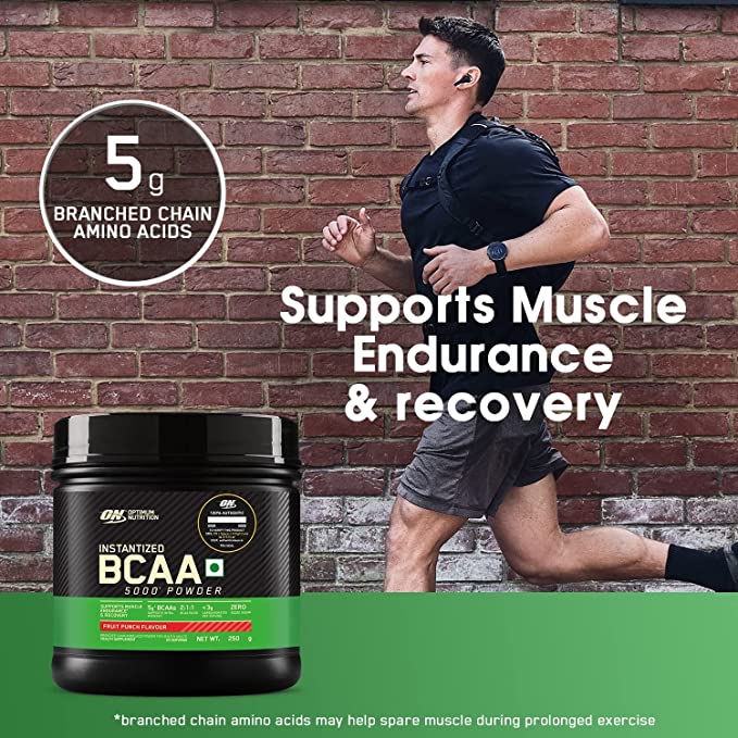 Optimum Nutrition BCAA (250gm, Fruit Punch)