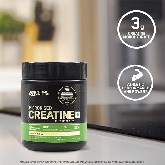 Optimum Nutrition (ON) Micronized Creatine Powder - 100 Gram