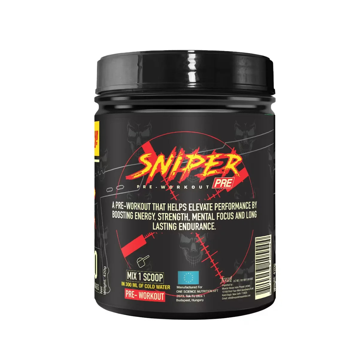 One Science Sniper Pre Workout, 420 g (0.93 lb),