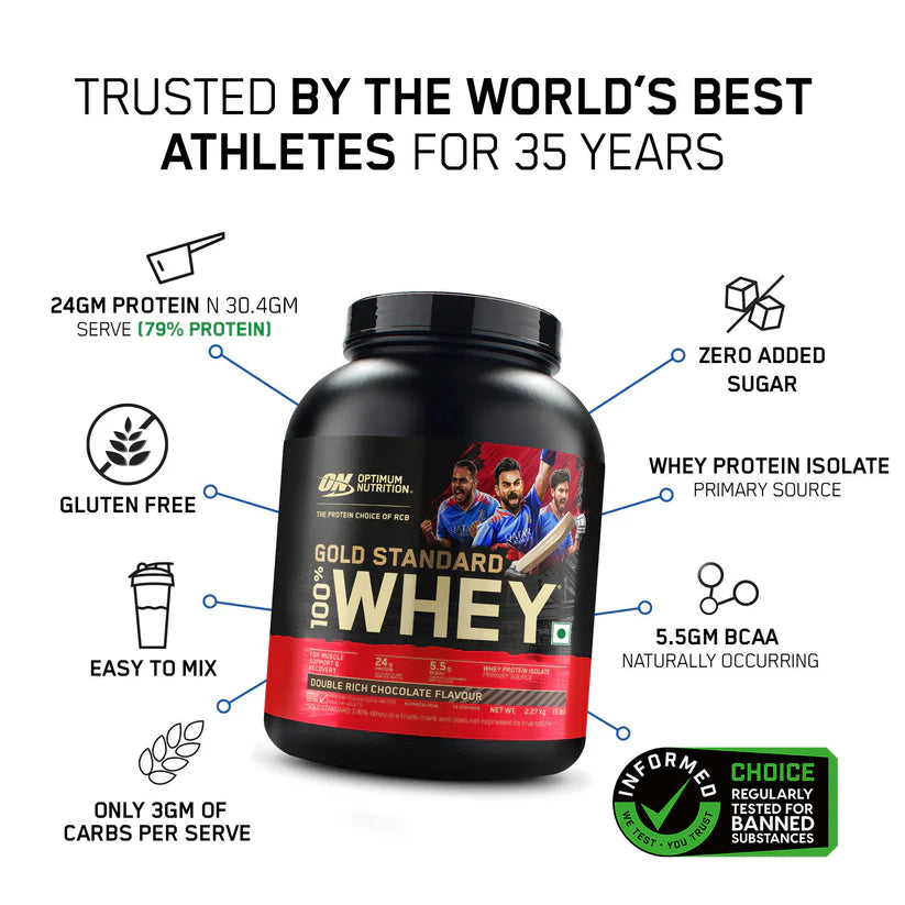 Optimum Nutrition (ON) Gold Standard 100% Whey 1.7 Kg