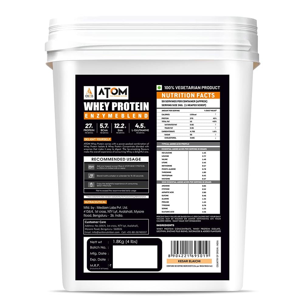ATOM Whey Protein 1.8kg