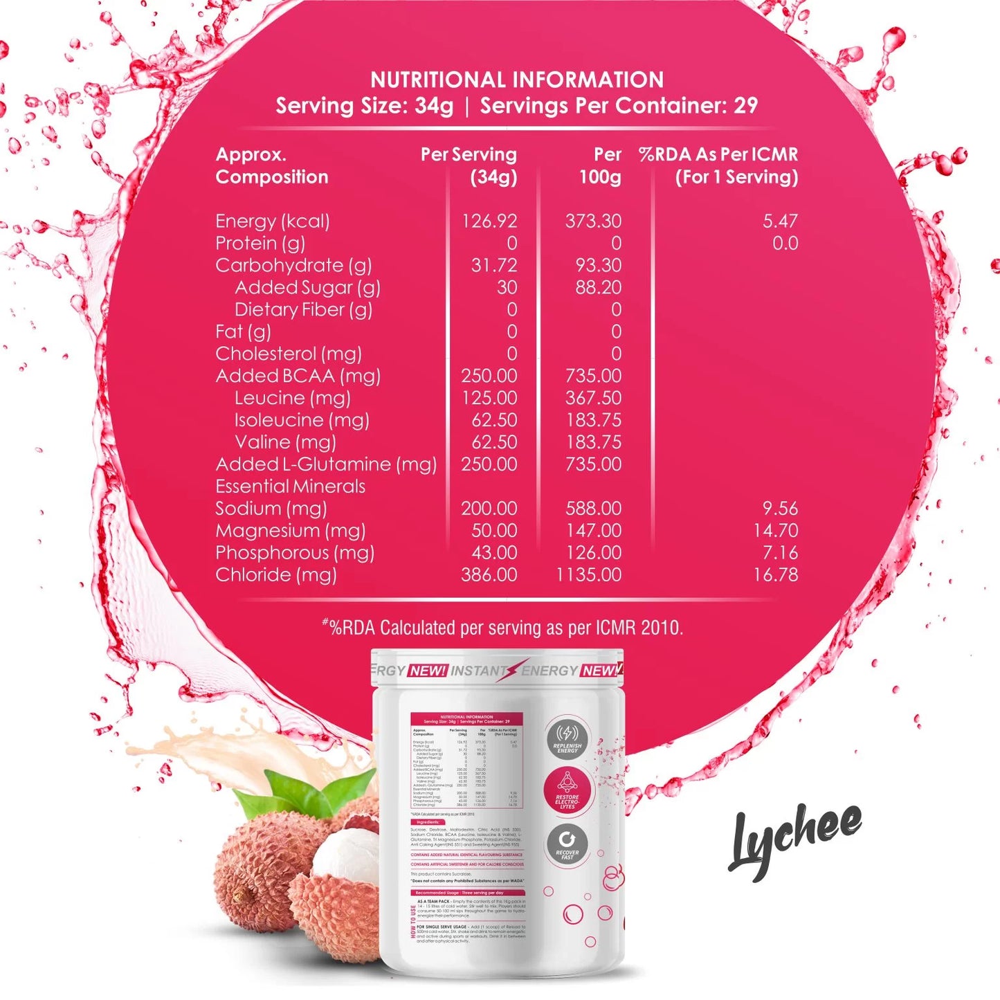 HealthFarm Reload Instant Energy
