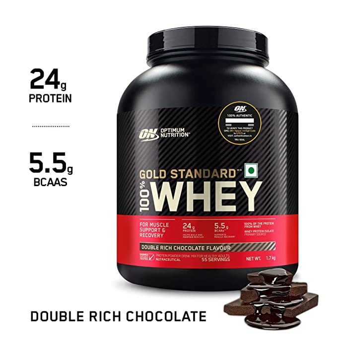 Optimum Nutrition (ON) Gold Standard 100% Whey 1.7 Kg