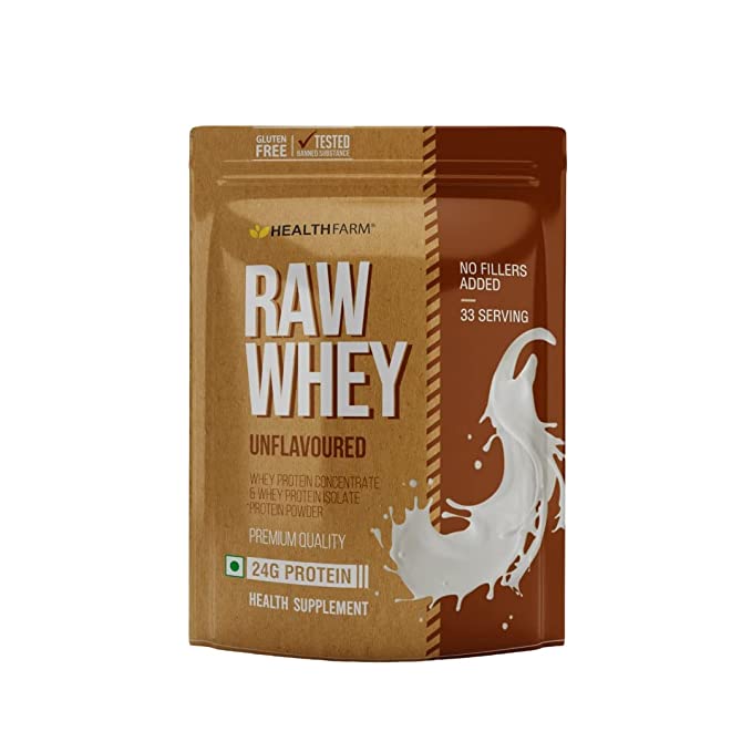 HEALTHFARM RAW WHEY PROTEIN UNFLAVOURED 1kg