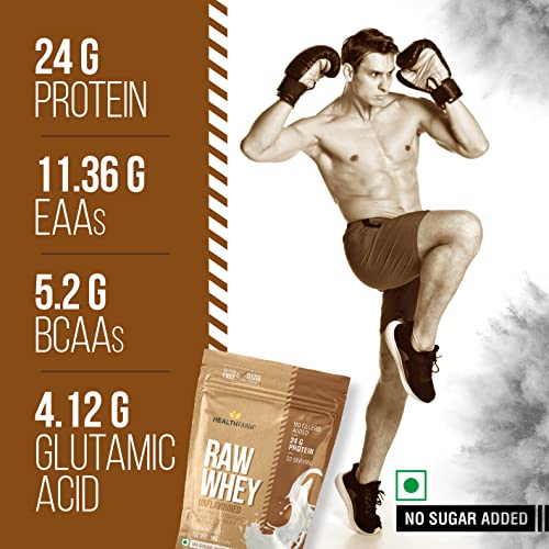 HEALTHFARM RAW WHEY PROTEIN UNFLAVOURED 1kg