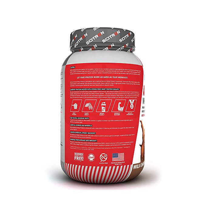 Scitron Advance Whey Protein 1kg (Milk Chocolate)