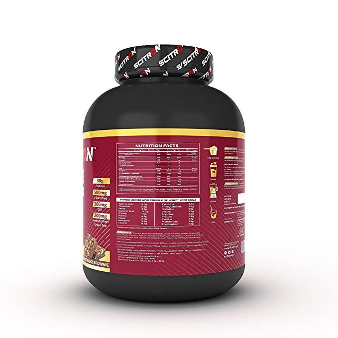 Scitron Nitro Series RIPPED WHEY 1.81kg (Chocolate Fudge Brownie)