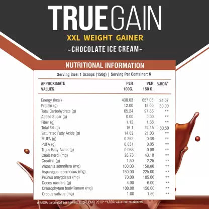 HEALTHFARM True Gain XXL gainer 1KG