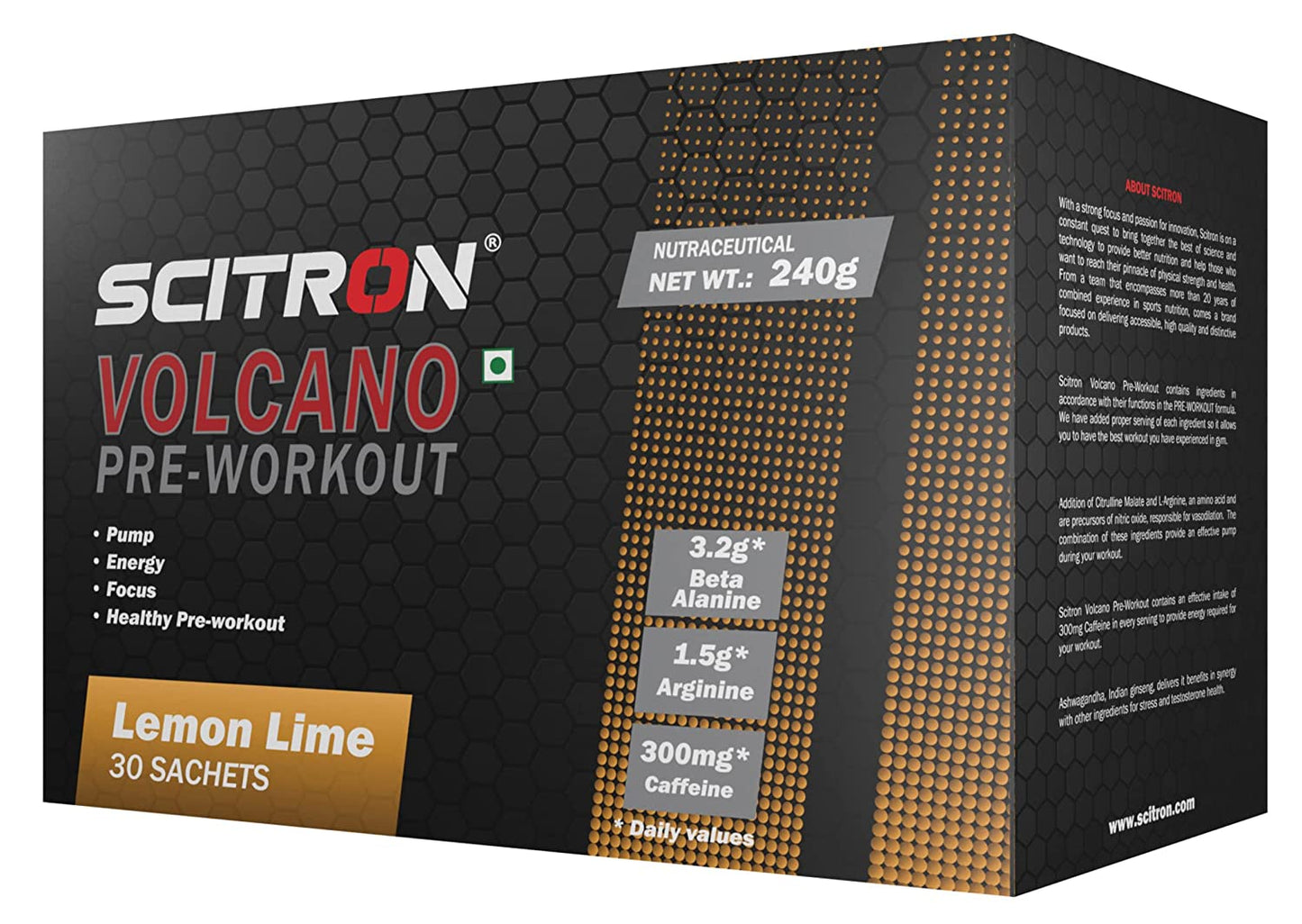 SCITRON Volcano Pre-Workout