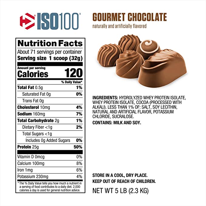 Dymatize ISO100 Hydrolyzed – 100% Whey Protein Isolate