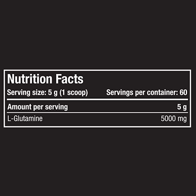 One Science Nutrition L-Glutamine - 60 Serving Unflavored Powder - 300 gms