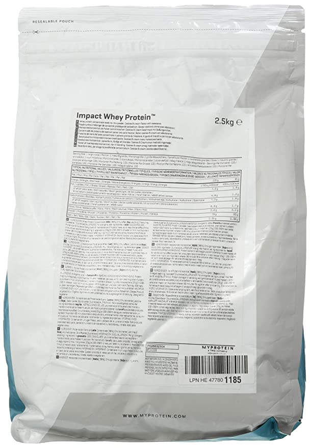Myprotein Impact Whey Protein - 2. 5 Kg