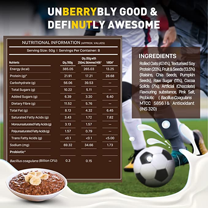 MuscleBlaze High Protein Oats 100 GM