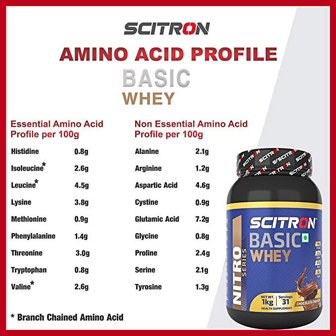 Scitron Nitro Series BASIC WHEY 1kg (Chocolate Fantasy)