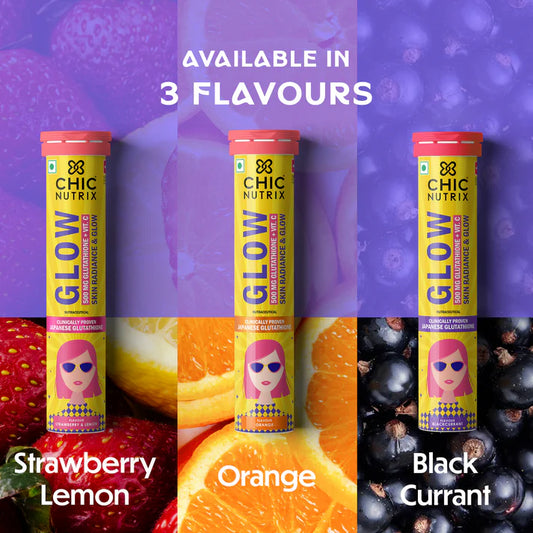 Glow - Glutathione Tablets for Glowing & Brightening Skin -