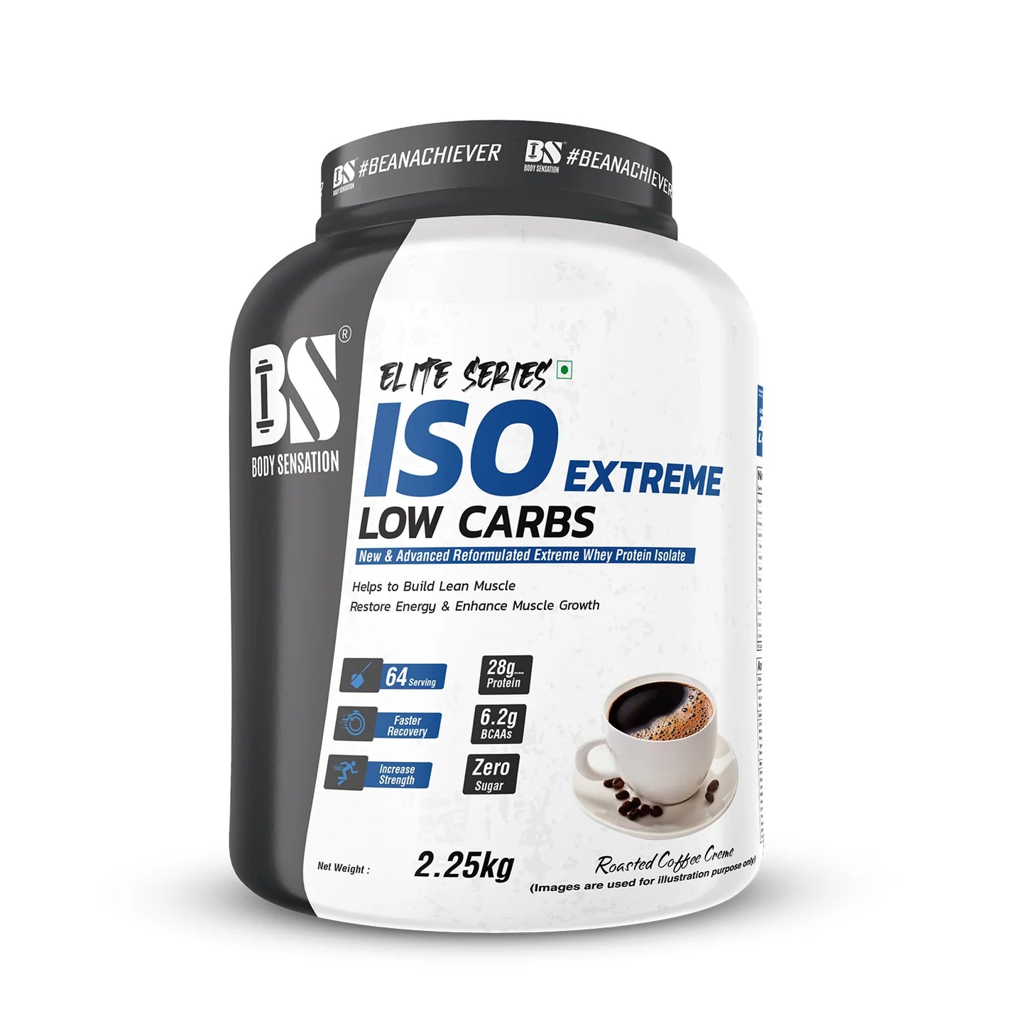 BS Elite ISO Extreme Zero Carbs 2.25KG