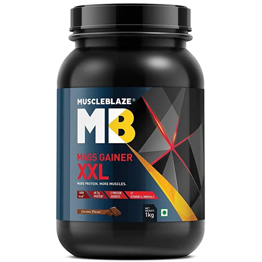 MuscleBlaze Mass Gainer XXL Powder- 1 kg