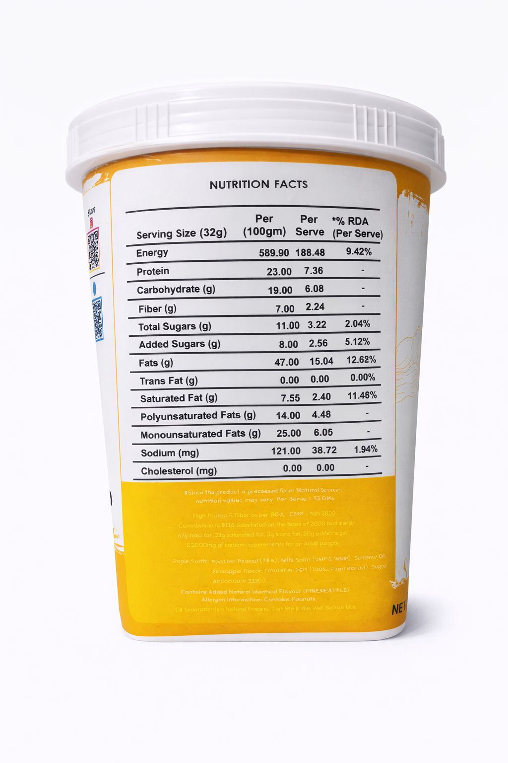 WON Biotech Peanut Butter 500g