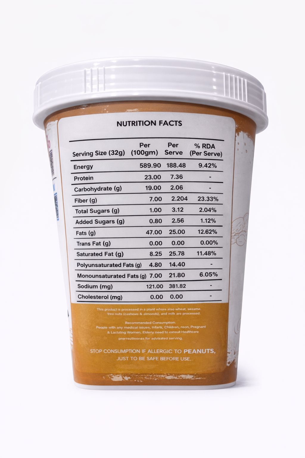 WON Biotech Peanut Butter 500g