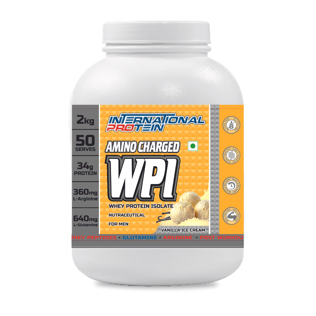 International Protein Amino Charged WPI (Whey Protein Isolate) - 2 Kg