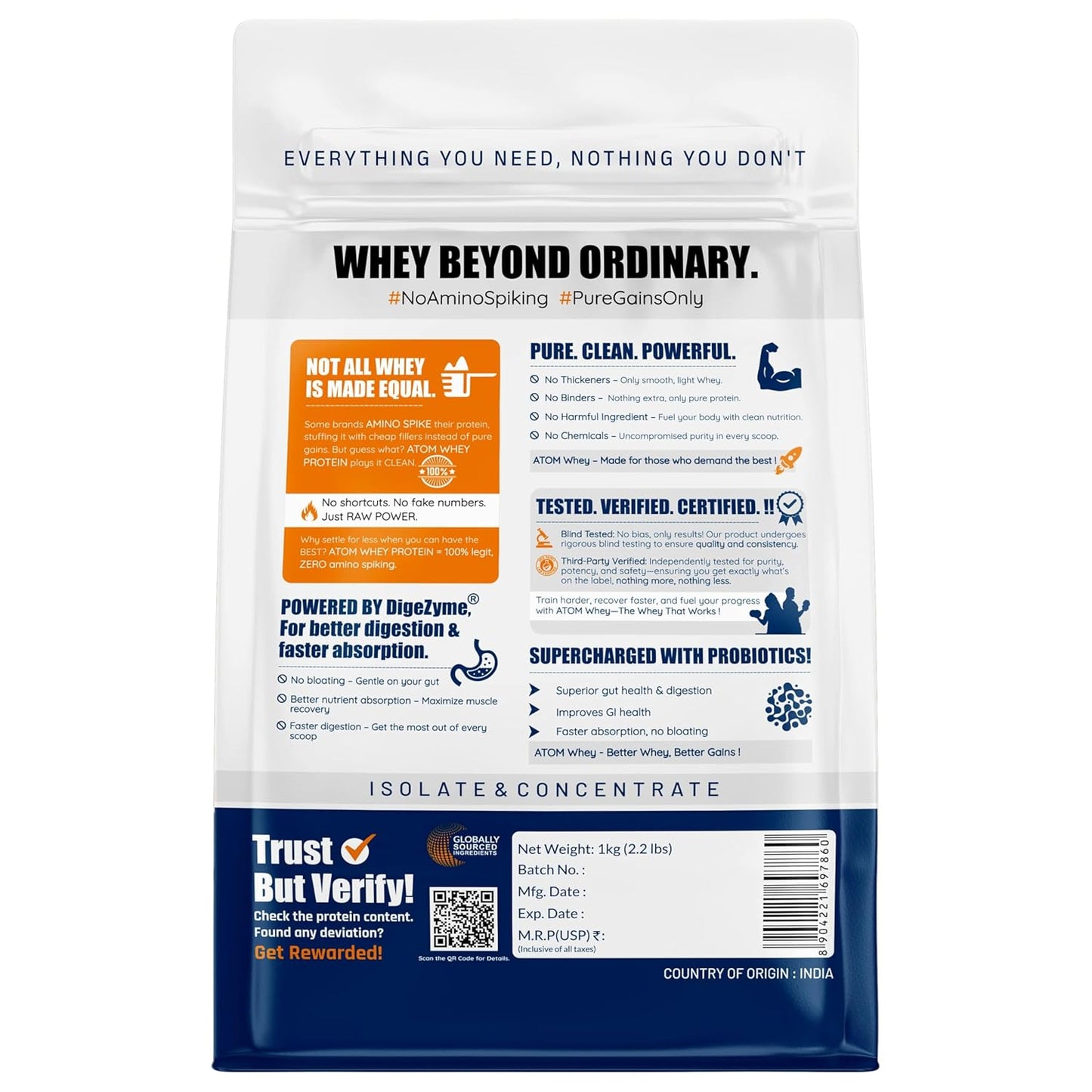ATOM Whey Protein 1kg