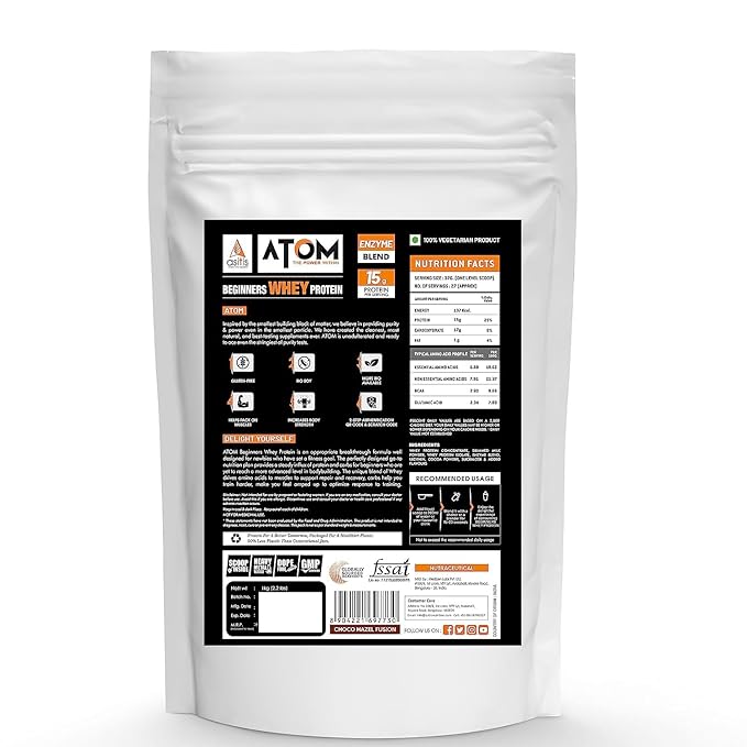 ATOM Beginners Whey Protein 1KG