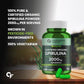 Carbamide Forte 100% Organic Spirulina Tablets 2000 mg Per Serving - Spirulina Powder Organic Tablets | Supports Energy, Immunity & Detox | Certified Spirulina Tablet - 180 Tablets