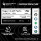 Carbamide Forte Caffeine Tablets | Pre Workout For Men & Women | 200mg Caffeine Pills | Gym Supplement for Men and Women | 100 Veg Tablets For Pre Workout