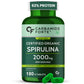 Carbamide Forte 100% Organic Spirulina Tablets 2000 mg Per Serving - Spirulina Powder Organic Tablets | Supports Energy, Immunity & Detox | Certified Spirulina Tablet - 180 Tablets
