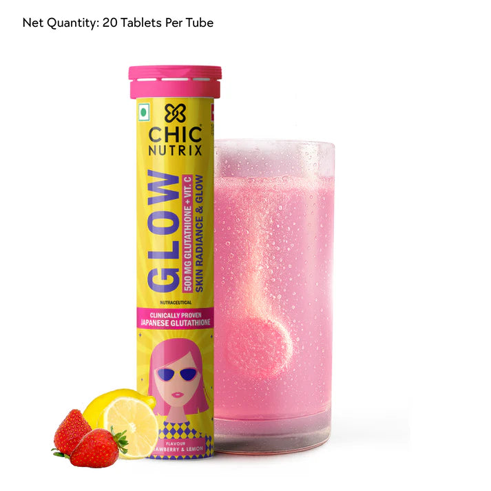 Glow - Glutathione Tablets for Glowing & Brightening Skin -