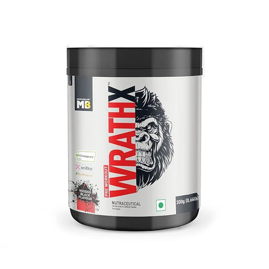 MuscleBlaze Pre Workout WrathX, 500 g
