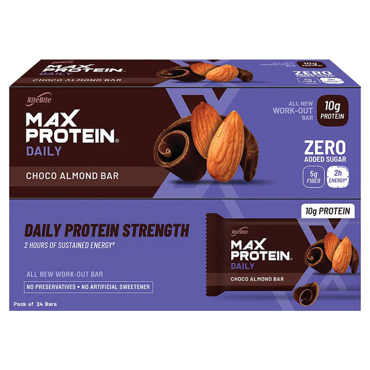 RiteBite Max Protein Daily 10g Protein Bars [Pack of 24]