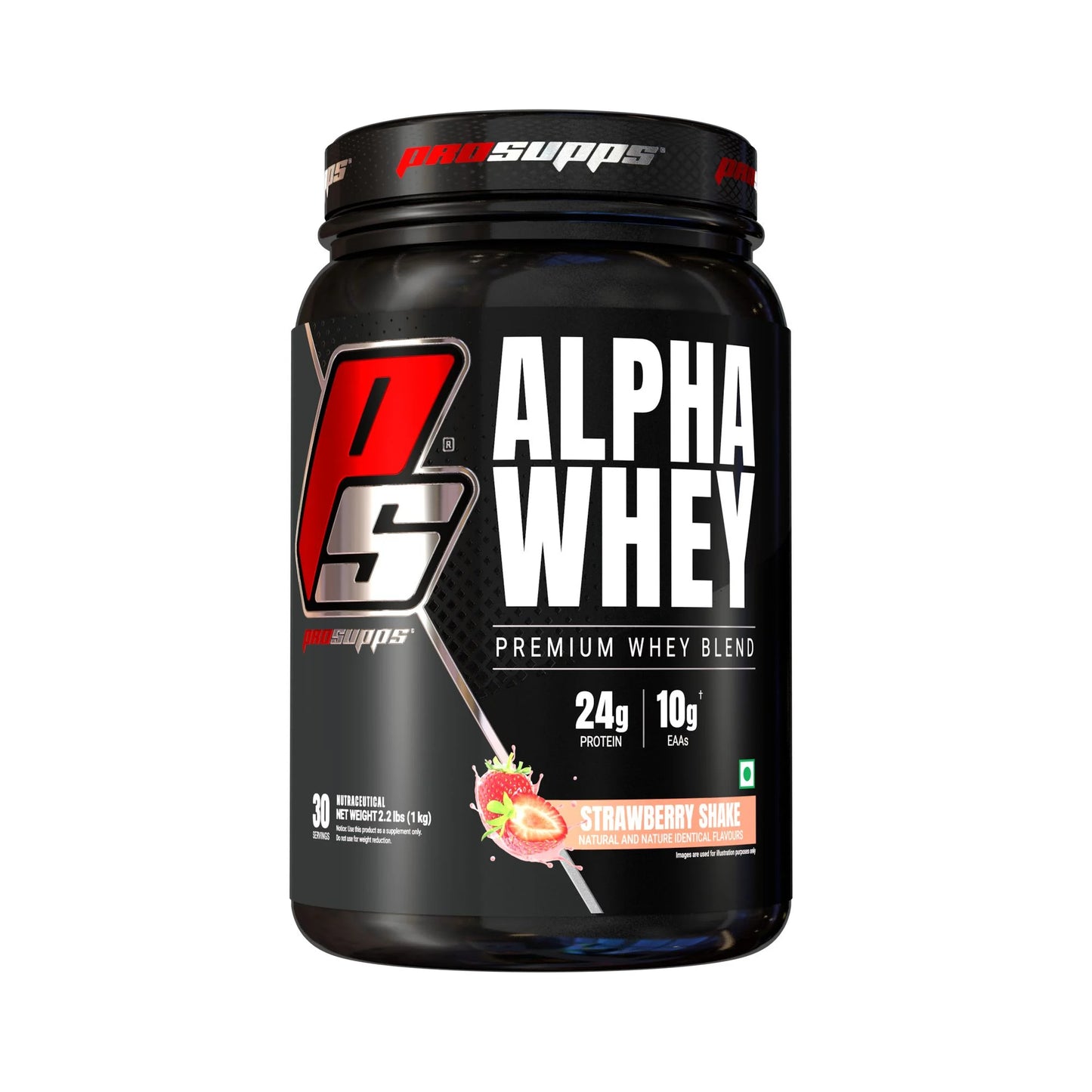 PROSUPPS Alpha Whey - Premium Whey protein Isolate and concentrate Blend Whey Protein 1 KG