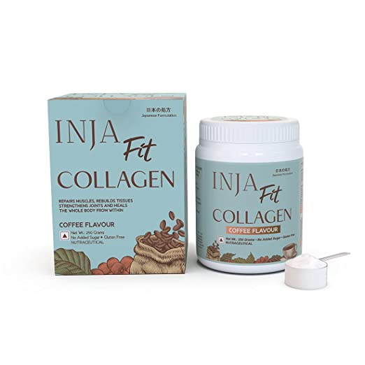 INJA FIT Collagen Coffee Flavour , 250 Grams
