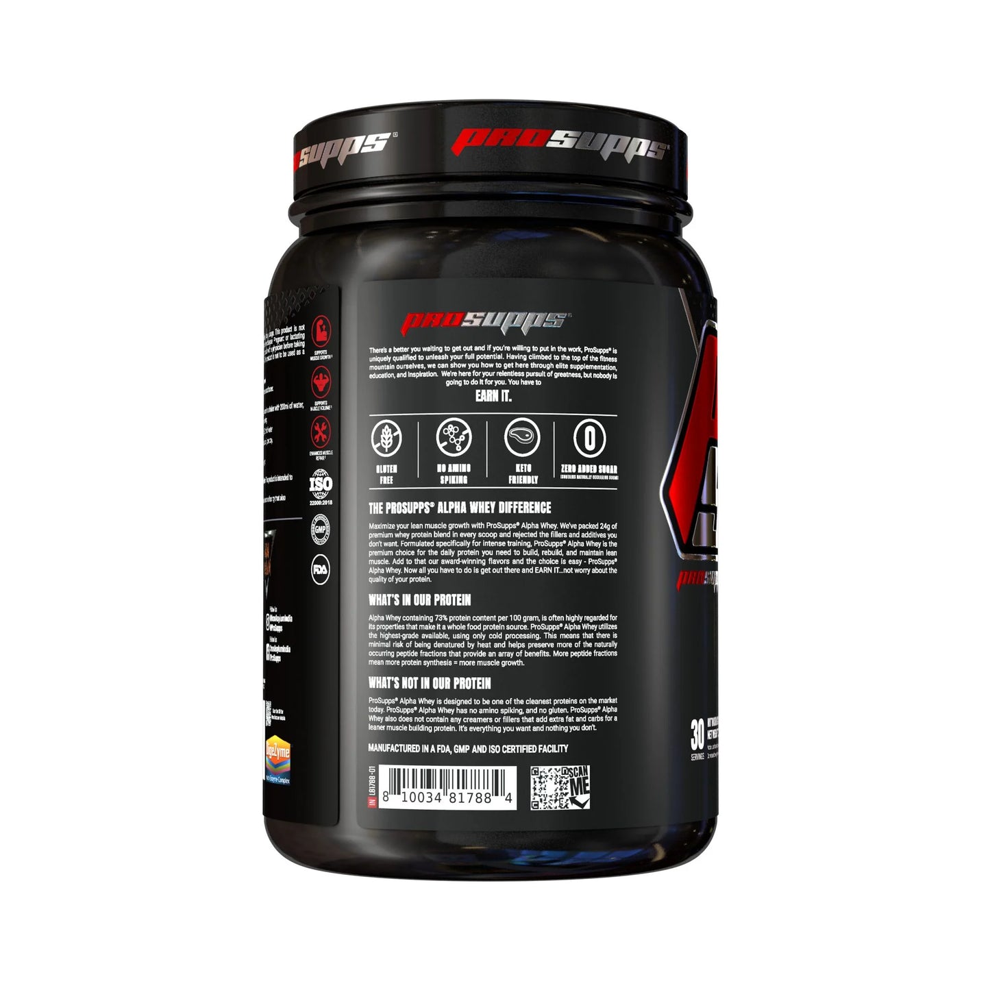 PROSUPPS Alpha Whey - Premium Whey protein Isolate and concentrate Blend Whey Protein 1 KG
